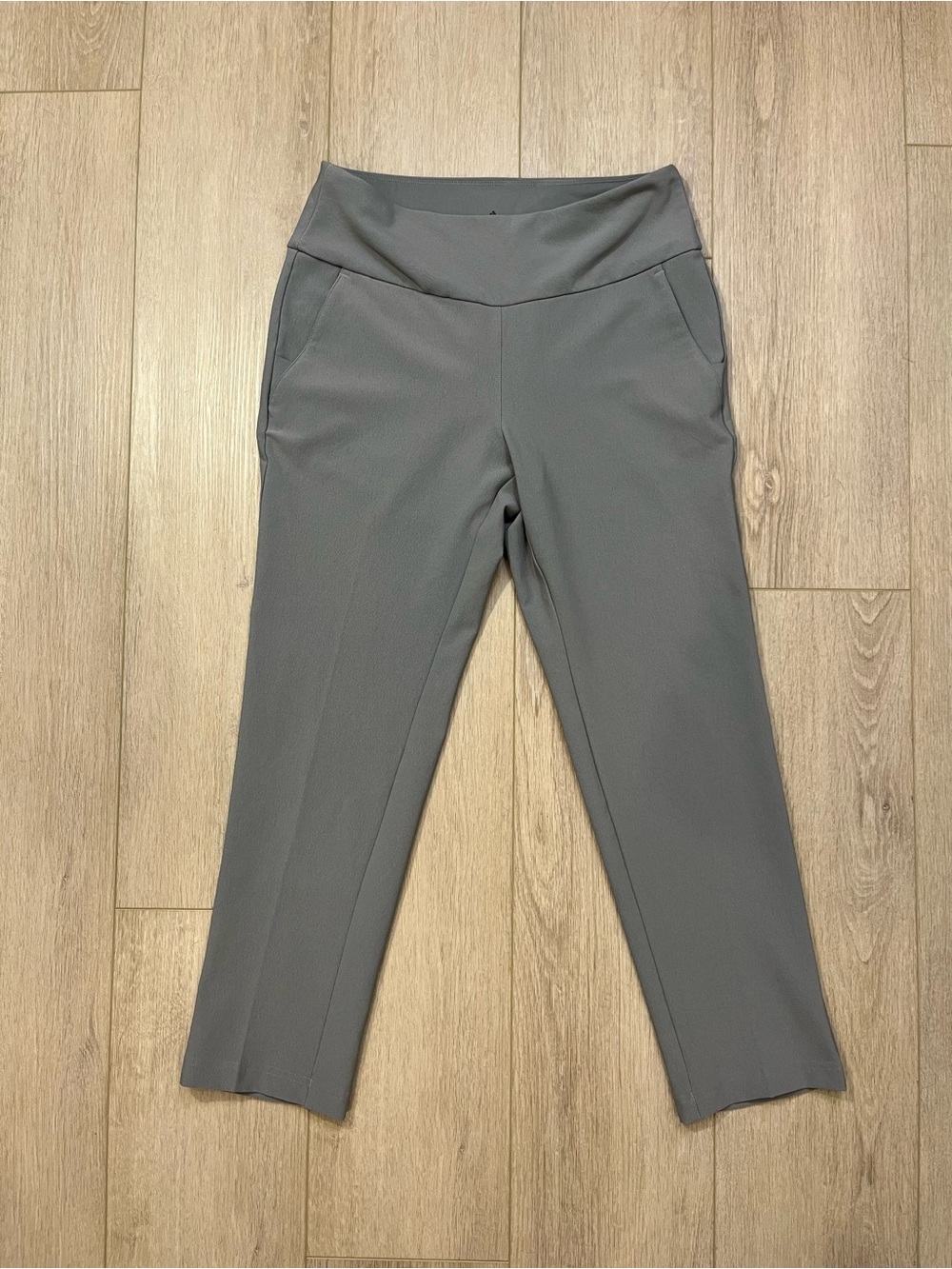 ADIDAS Women's Grey Pull-On Stretch Trousers - FREE SHIPPING on Bundles $95+